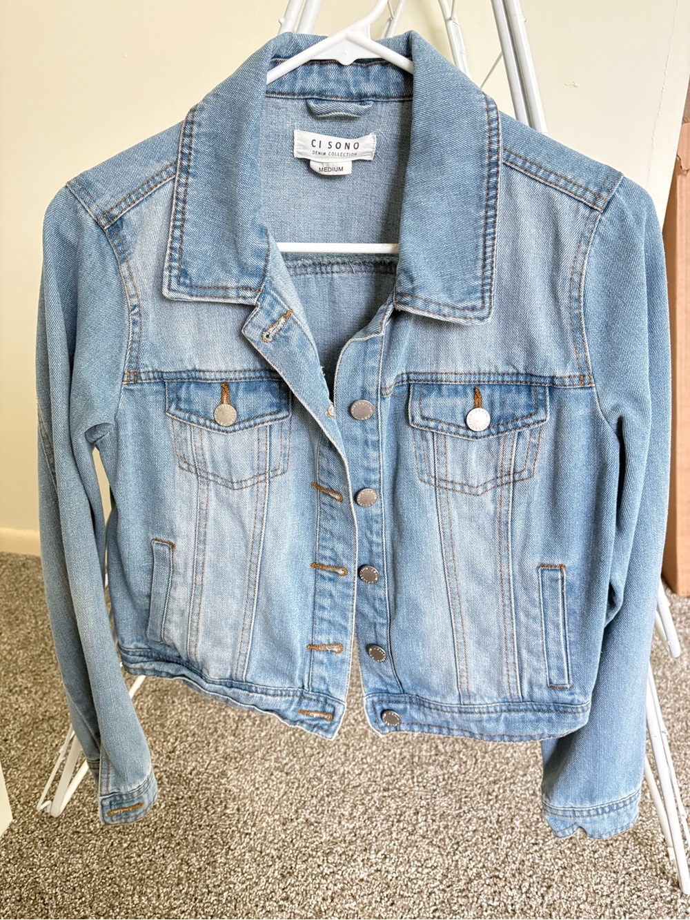 Ci Sono Light Blue Classic Denim Jacket